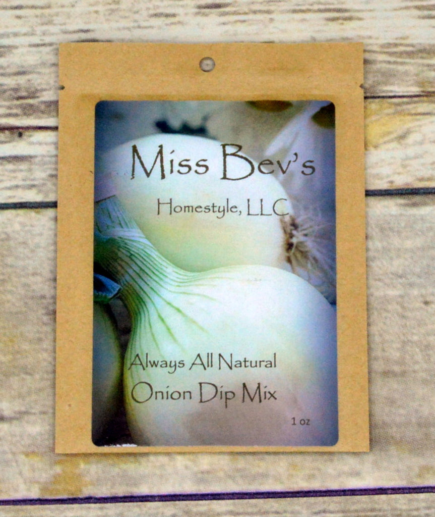 All Natural Onion Dip Mix – Miss Bev's Homestyle, LLC